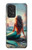 S4006 Peinture à l'huile Sirène Etui Coque Housse pour Samsung Galaxy A53 5G