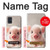 S3979 Bébé cochon mignon Etui Coque Housse pour Samsung Galaxy A51