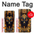 S3992 Anubis noir et or Etui Coque Housse pour Samsung Galaxy A8 (2018)