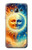 S3966 Soleil artistique et lune Etui Coque Housse pour Samsung Galaxy J3 (2016)