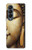 S4022 Visage de Bouddha vintage style doré Etui Coque Housse pour Samsung Galaxy Z Fold 4