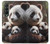 S4008 Famille de pandas Etui Coque Housse pour Samsung Galaxy Z Fold 3 5G