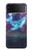 S3982 Nébuleuse colorée de baleine de rêve Etui Coque Housse pour Samsung Galaxy Z Flip 3 5G