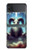 S4002 Signe du zodiaque mystique Bélier Etui Coque Housse pour Samsung Galaxy Z Flip 3 5G