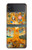 S4007 Peinture Arbre de vie Etui Coque Housse pour Samsung Galaxy Z Flip 3 5G