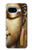 S4022 Visage de Bouddha vintage style doré Etui Coque Housse pour Google Pixel 9a
