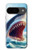 S4004 Peinture à l'huile Requin géant Etui Coque Housse pour Google Pixel 9