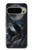 S3970 Pleine lune du loup noir Etui Coque Housse pour Google Pixel 9 Pro