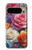 S3975 Peinture de roses colorées Etui Coque Housse pour Google Pixel 9 Pro