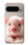 S3979 Bébé cochon mignon Etui Coque Housse pour Google Pixel 9 Pro XL