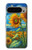 S4019 Tournesol style Van Gogh Etui Coque Housse pour Google Pixel 9 Pro XL