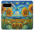 S4019 Tournesol style Van Gogh Etui Coque Housse pour Google Pixel 9 Pro XL