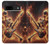 S3984 Squelette de feu jouant de la guitare Etui Coque Housse pour Google Pixel 8a