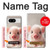 S3979 Bébé cochon mignon Etui Coque Housse pour Google Pixel 8