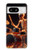 S3985 Batteur de crâne de feu Etui Coque Housse pour Google Pixel 8