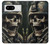 S4017 Crâne de soldat Etui Coque Housse pour Google Pixel 8