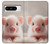 S3979 Bébé cochon mignon Etui Coque Housse pour Google Pixel 8 pro