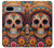 S3999 Peinture de crâne mexicain Etui Coque Housse pour Google Pixel 7a