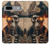 S4018 Crâne de pirate steampunk Etui Coque Housse pour Google Pixel 7a