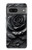 S3969 Rose noire, coup de pinceau dur Etui Coque Housse pour Google Pixel 7