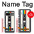 S4023 Cassette arc-en-ciel vintage Etui Coque Housse pour Google Pixel 7