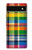S3983 Texture de tissu LGBTQ Etui Coque Housse pour Google Pixel 6a