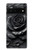 S3969 Rose noire, coup de pinceau dur Etui Coque Housse pour Google Pixel 6