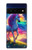 S3977 Licorne colorée Etui Coque Housse pour Google Pixel 6