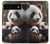 S4008 Famille de pandas Etui Coque Housse pour Google Pixel 6