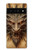 S3981 Vieille carte avec tête de dragon Etui Coque Housse pour Google Pixel 6 Pro