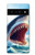 S4004 Peinture à l'huile Requin géant Etui Coque Housse pour Google Pixel 6 Pro