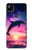 S3980 Dauphin, coucher de soleil, Voie lactée Etui Coque Housse pour Google Pixel 4a S3980 Dauphin, coucher de soleil, Voie lactée Etui Coque Housse pour Google Pixel 4a