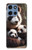S4008 Famille de pandas Etui Coque Housse pour Motorola Moto G 5G (2025)