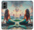 S4006 Peinture à l'huile Sirène Etui Coque Housse pour Motorola Moto G 5G (2024)