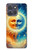 S3966 Soleil artistique et lune Etui Coque Housse pour Motorola Moto G Power (2025,2026)