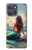 S4006 Peinture à l'huile Sirène Etui Coque Housse pour Motorola Moto G Power (2025,2026)