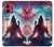 S3998 Nébuleuse du Seigneur Shiva Etui Coque Housse pour Motorola Moto G84