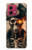 S4018 Crâne de pirate steampunk Etui Coque Housse pour Motorola Moto G84