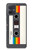 S4023 Cassette arc-en-ciel vintage Etui Coque Housse pour Motorola Moto G54