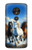 S3996 Cheval courant Etui Coque Housse pour Motorola Moto G7 Power
