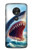 S4004 Peinture à l'huile Requin géant Etui Coque Housse pour Motorola Moto G7 Power