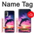 S3980 Dauphin, coucher de soleil, Voie lactée Etui Coque Housse pour Motorola Moto E20,E30,E40