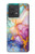 S4001 Lilas abstrait multicolore, émeraude Etui Coque Housse pour Motorola Edge 40 Neo