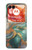 S3993 Vinages dorés en marbre vert Etui Coque Housse pour Motorola Razr 70,60,50, Razr (2026, 2025, 2024)