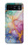 S4001 Lilas abstrait multicolore, émeraude Etui Coque Housse pour Motorola Razr 40