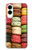 S0080 macarons Etui Coque Housse pour Samsung Galaxy S25 Edge
