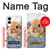 S0242 Lapin mignon Etui Coque Housse pour Samsung Galaxy S25 Edge