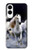 S0246 Cheval Blanc Etui Coque Housse pour Samsung Galaxy S25 Edge