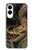S0426 Dragon d'or Etui Coque Housse pour Samsung Galaxy S25 Edge