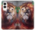 S0691 Peinture Leo Etui Coque Housse pour Samsung Galaxy S25 Edge